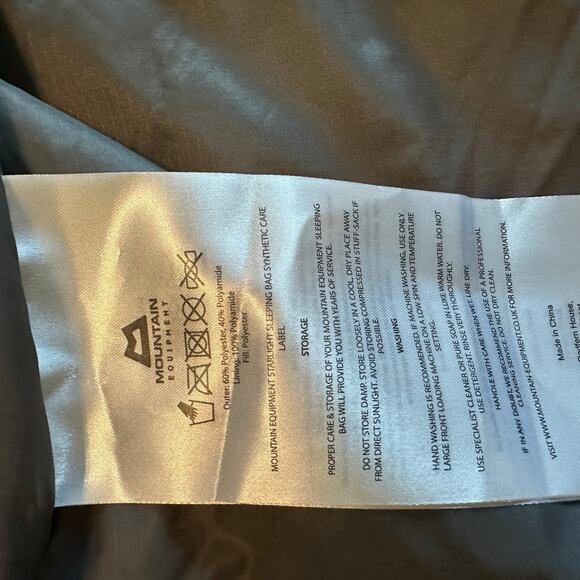 Mountain equipment starlight micro sleeping bag xl - Picture 6 of 7